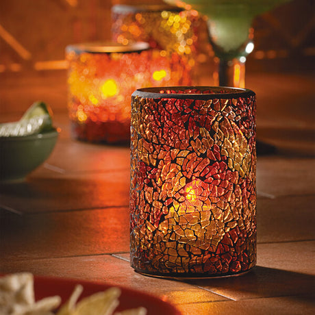 Crackle Cylinders & Votives