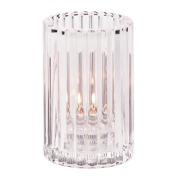 Clear Vertical Rod Glass Lamp