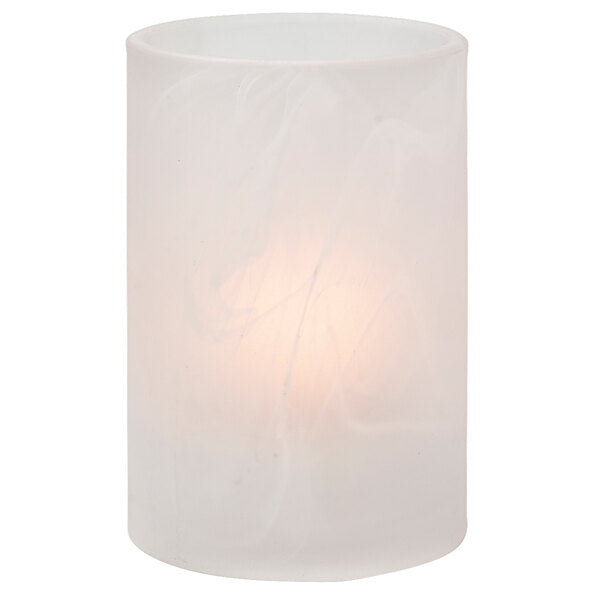 Satin Crystal Wysp Glass Cylinder Candle Holder