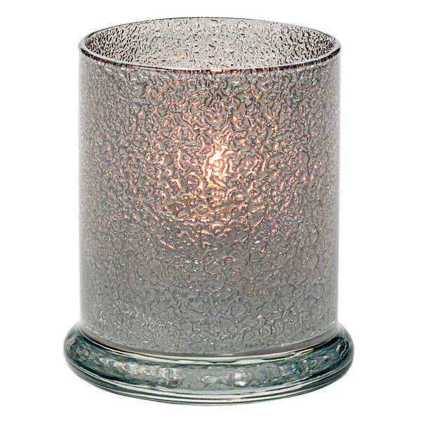 Smoke Jewel Glass Votive Column