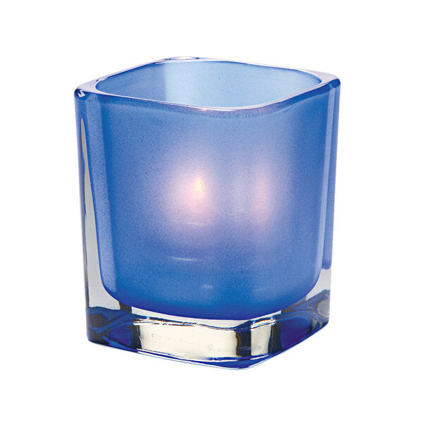 Satin Dark Blue Tetra Votive