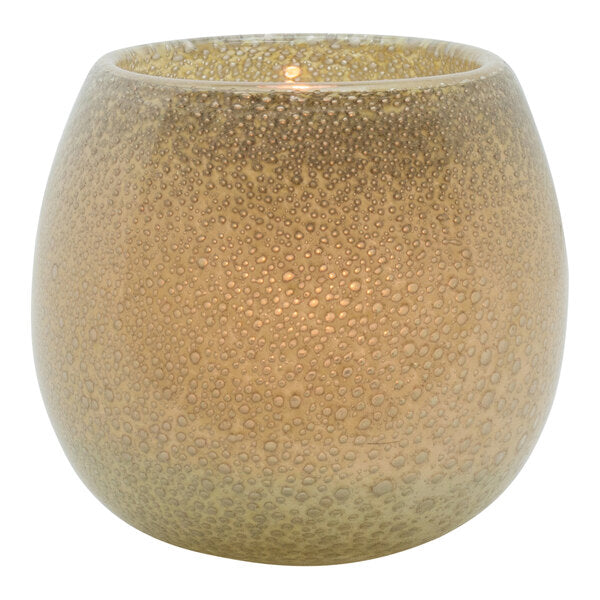 Sepia Art Glass Votive