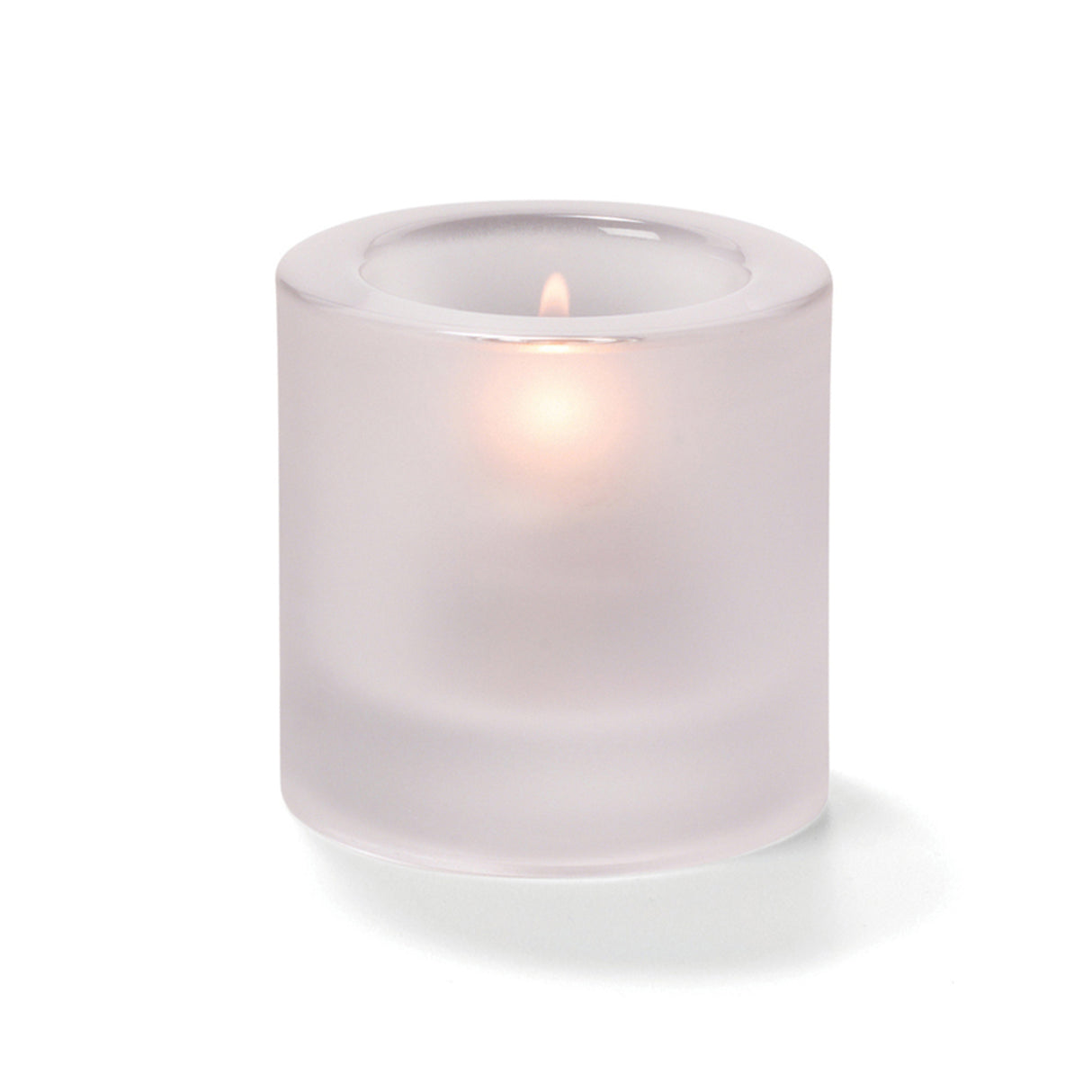 Satin Crystal Thick Glass Tealight