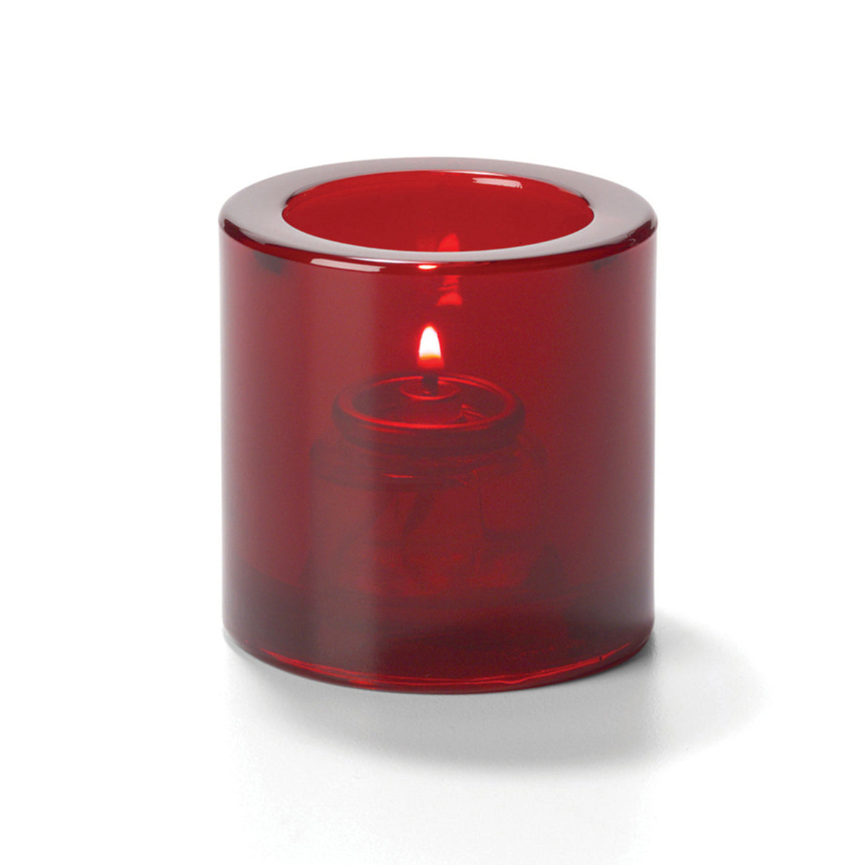 Ruby Thick Glass Tealight