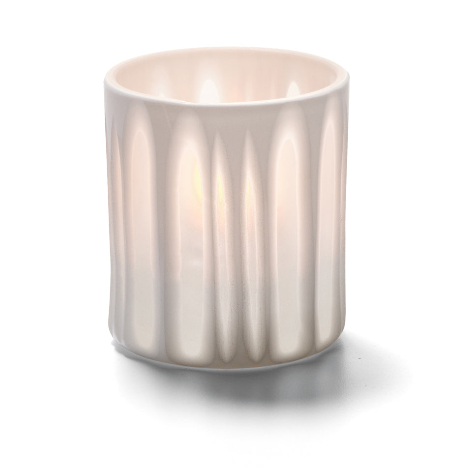 Porcelain Stripes Votive Lamp