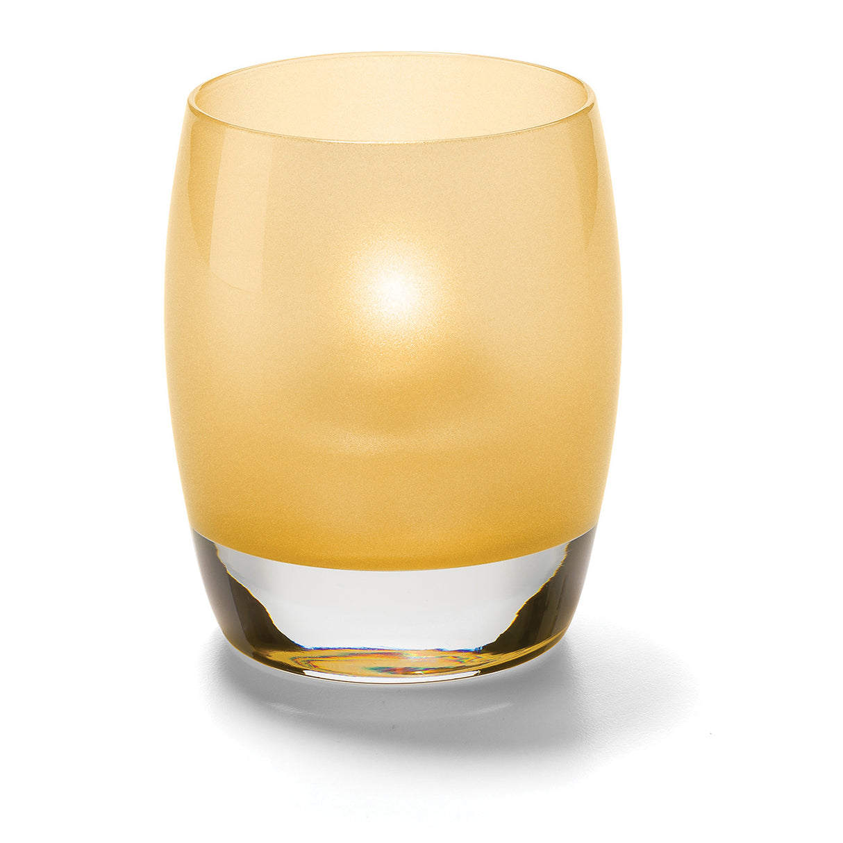 Satin Gold Contour Votive